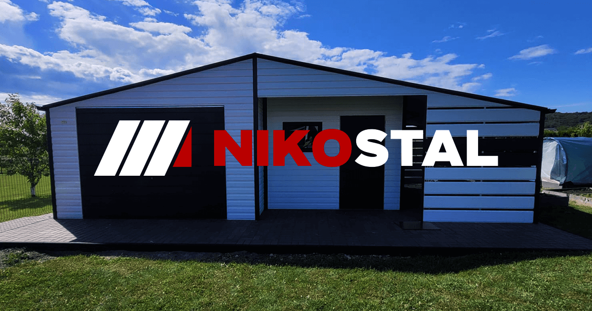 Garaże blaszane drewnopodobne - niko-stal