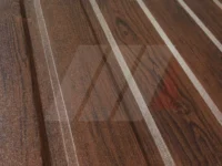 Garaż blaszany dwuspadowy grafit 8m x 5m bramy i drzwi orzech - Image 4