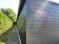 Garaż blaszany pięciostanowiskowy grafit 15m x 6m spad do tyłu - Image 3