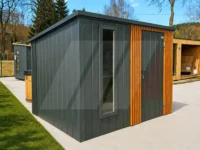 Domek Narzędziowy Premium 2.75 x 2.35 m – Antracyt + Lamele