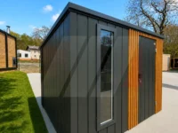 Domek Narzędziowy Premium 2.75 x 2.35 m – Antracyt + Lamele