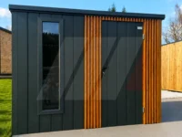 Domek Narzędziowy Premium 2.75 x 2.35 m – Antracyt + Lamele
