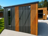 Domek Narzędziowy Premium 2.75 x 2.35 m – Antracyt + Lamele