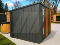 Domek Narzędziowy Premium 2.75 x 2.35 m – Antracyt + Lamele