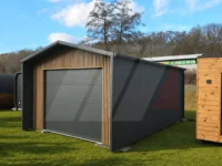 Garaż Premium z bramą segmentową 4m x 5.5m Antracyt, Lamele