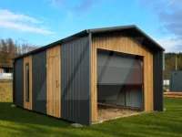 Garaż Premium z bramą segmentową 4m x 5.5m Antracyt, Lamele