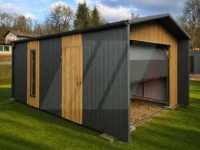 Garaż Premium z bramą segmentową 4m x 5.5m Antracyt, Lamele