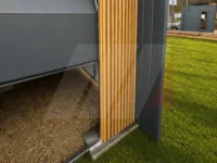 Garaż Premium z bramą segmentową 4m x 5.5m Antracyt, Lamele