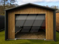 Garaż Premium z bramą segmentową 4m x 5.5m Antracyt, Lamele