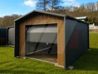 Garaż Premium z bramą segmentową 4m x 5.5m Antracyt, Lamele
