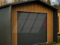 Garaż Premium z bramą segmentową 4m x 5.5m Antracyt, Lamele